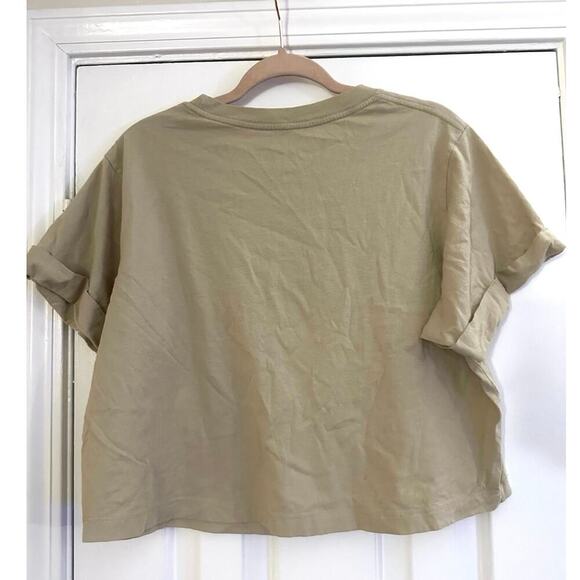 GIRL DANGEROUS Boxy Cropped Crop Butterfly Tee T-Shirt Nature Festival - Sz XL - Picture 4 of 4